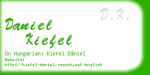 daniel kiefel business card